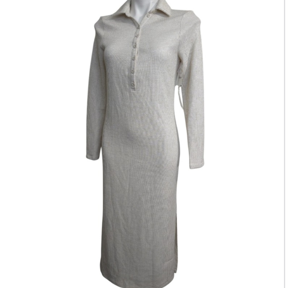Caslon Cream Long Sleeve‎ Dress